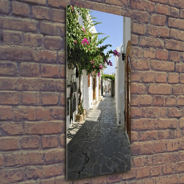 Photo printed on glass Charming path