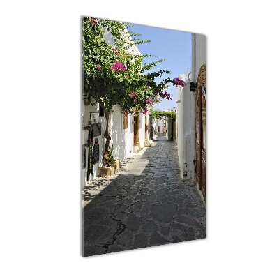 Photo printed on glass Charming path