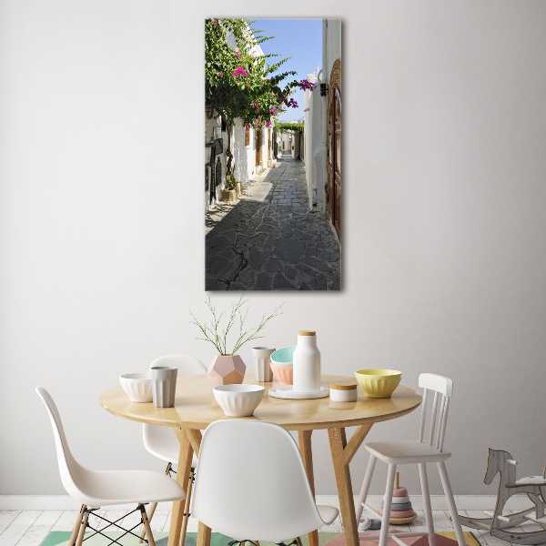 Photo printed on glass Charming path