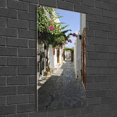 Photo printed on glass Charming path