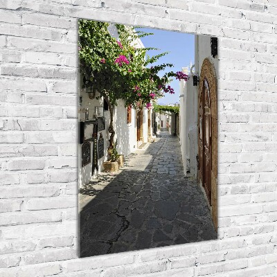 Photo printed on glass Charming path