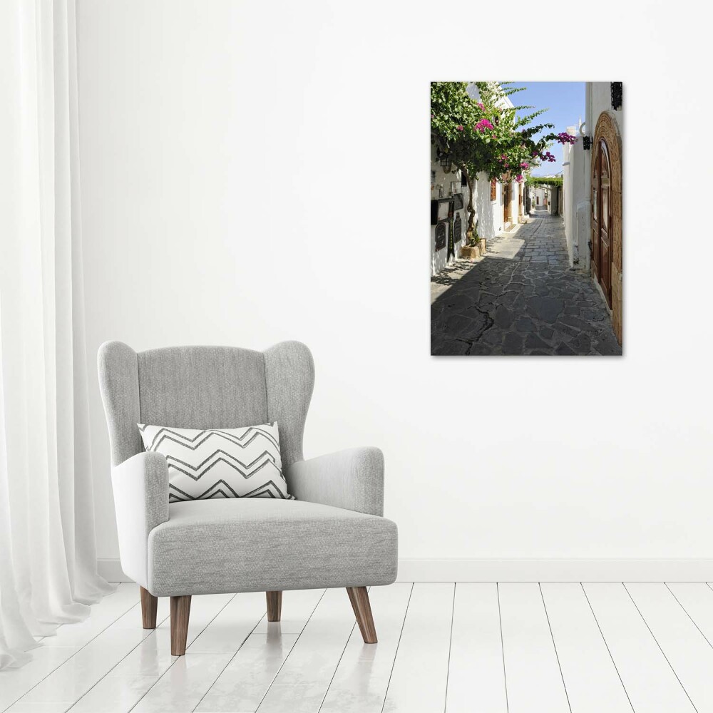 Photo printed on glass Charming path