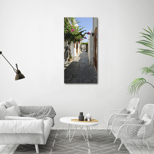 Photo printed on glass Charming path