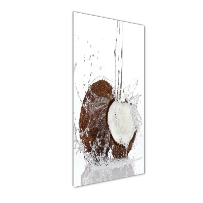 Glass wall art Coconut