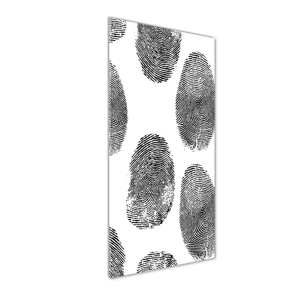 Wall art on glass Fingerprints