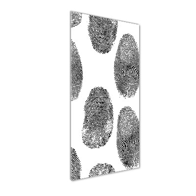 Wall art on glass Fingerprints