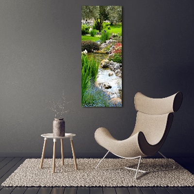 Photo printed on glass Asian garden