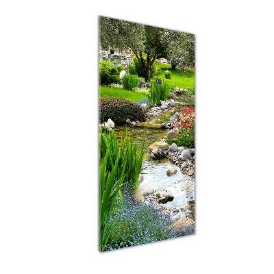 Photo printed on glass Asian garden