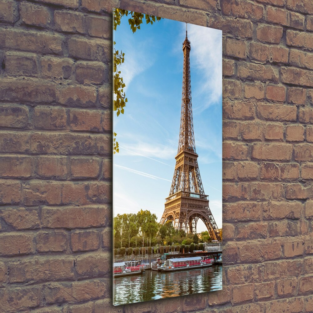 Glass wall art Eiffel Paris tower