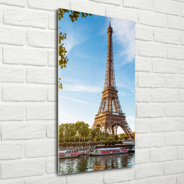 Glass wall art Eiffel Paris tower