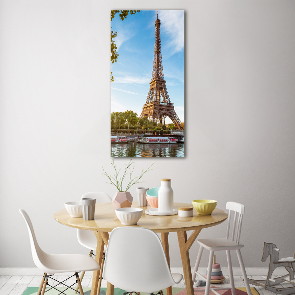 Glass wall art Eiffel Paris tower