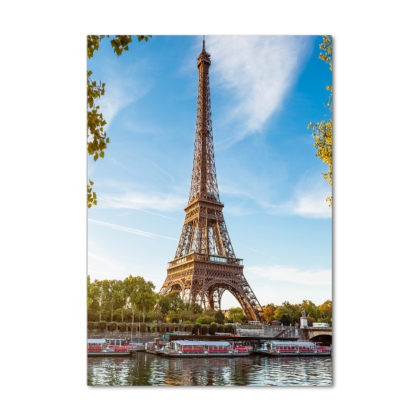 Glass wall art Eiffel Paris tower