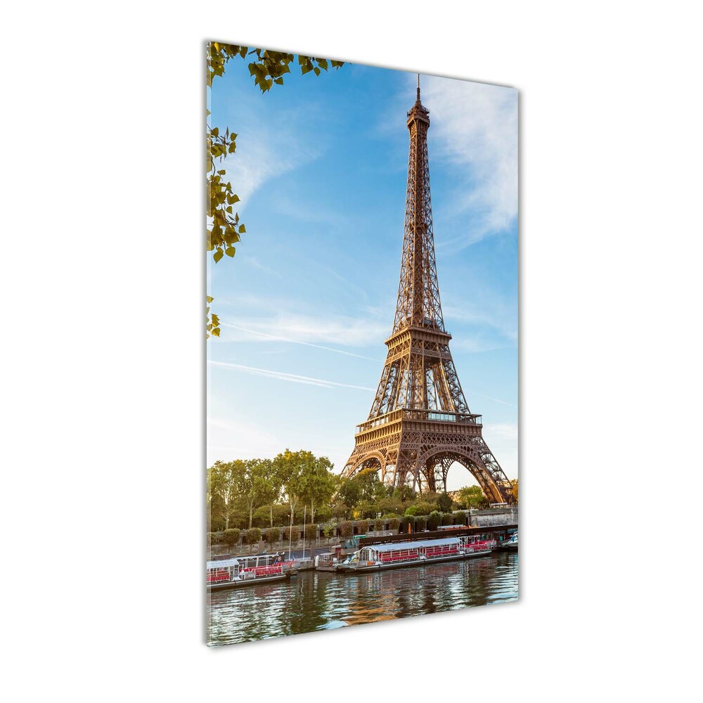 Glass wall art Eiffel Paris tower