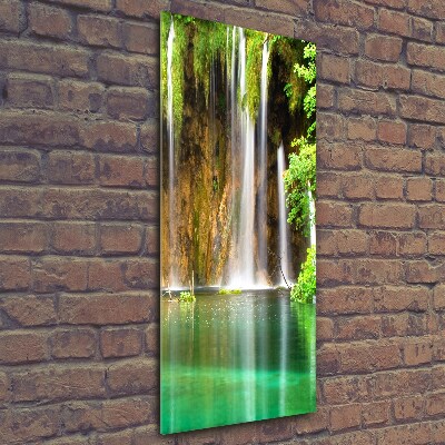 Wall art on glass Plitwickie lakes