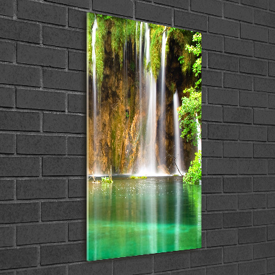 Wall art on glass Plitwickie lakes