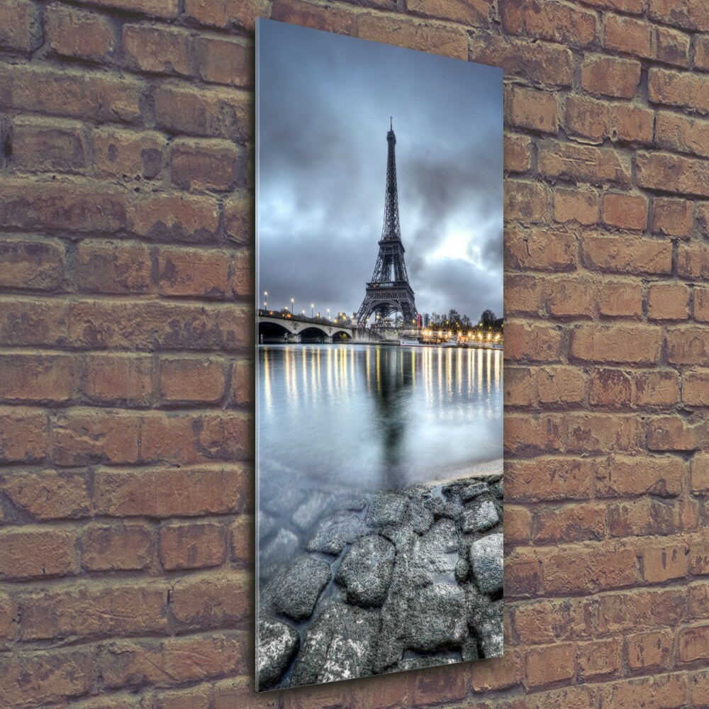 Wall art on glass Eiffel Paris tower