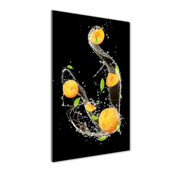 Print on a a glass Oranges