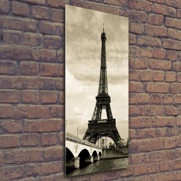 Wall art on glass Eiffel Paris tower