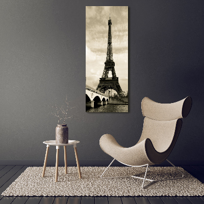 Wall art on glass Eiffel Paris tower