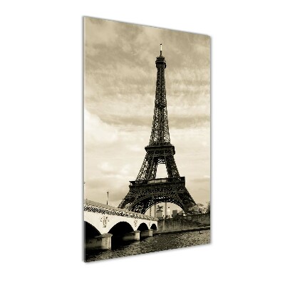 Wall art on glass Eiffel Paris tower