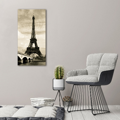 Wall art on glass Eiffel Paris tower