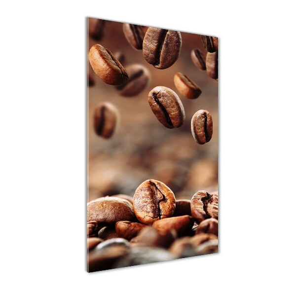 Wall art on glass Coffee beans