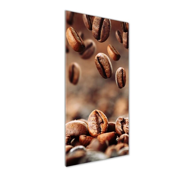 Wall art on glass Coffee beans