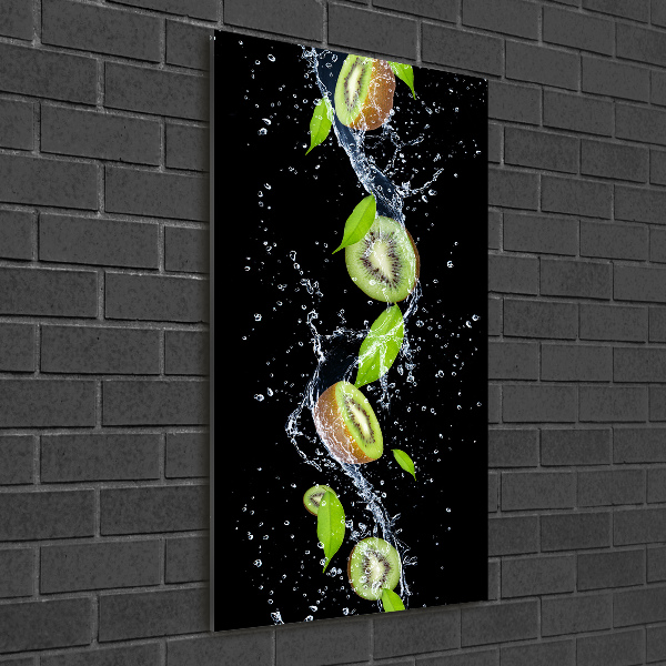 Glass wall art Kiwi