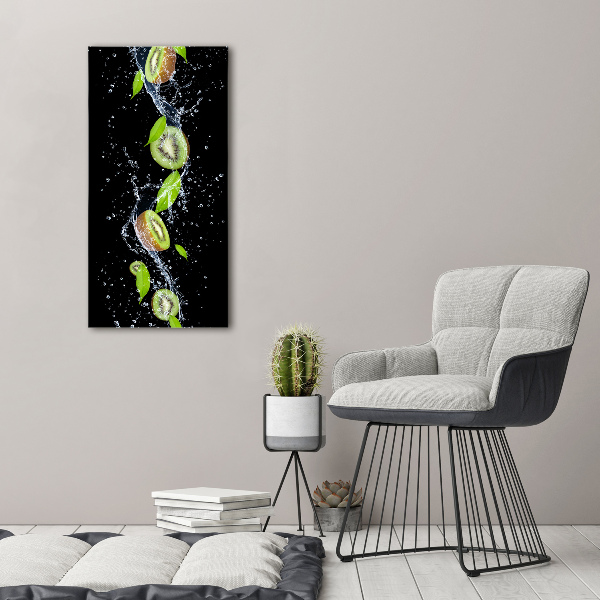 Glass wall art Kiwi