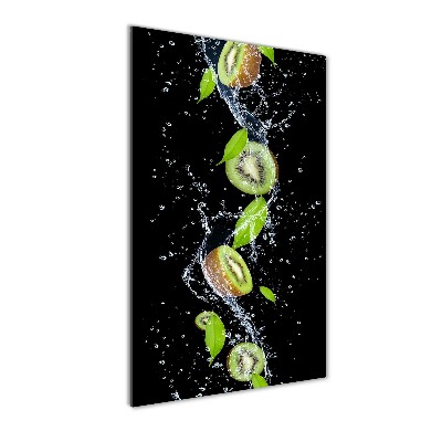 Glass wall art Kiwi