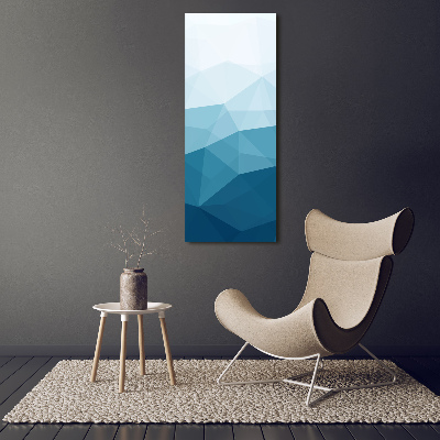 Wall art on glass Abstraction Background