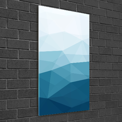 Wall art on glass Abstraction Background