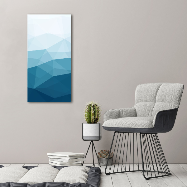 Wall art on glass Abstraction Background