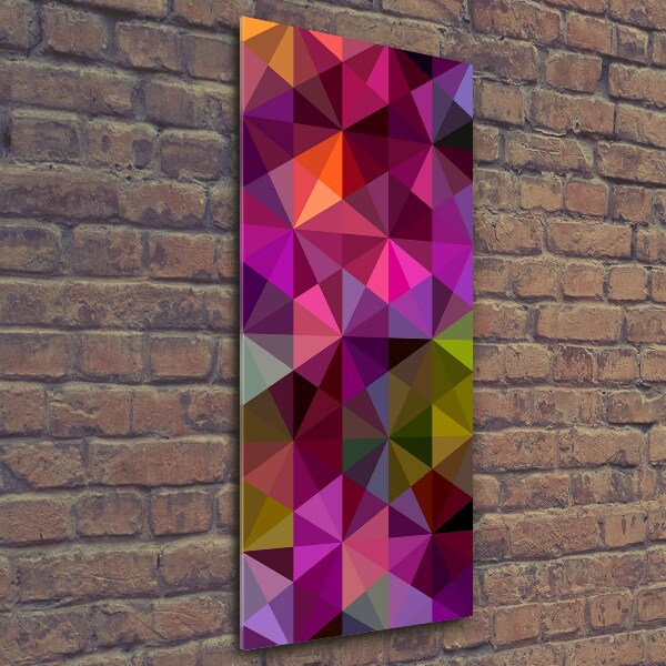 Wall art on glass Wave abstraction