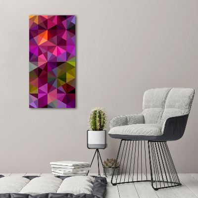 Wall art on glass Wave abstraction