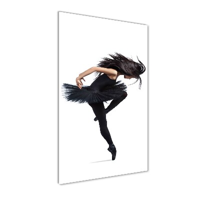 Glass wall art Ballerina