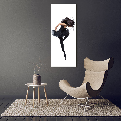 Glass wall art Ballerina