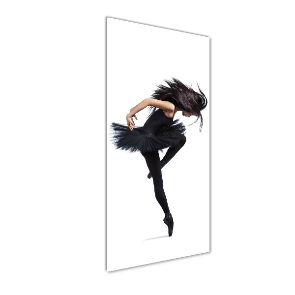 Glass wall art Ballerina