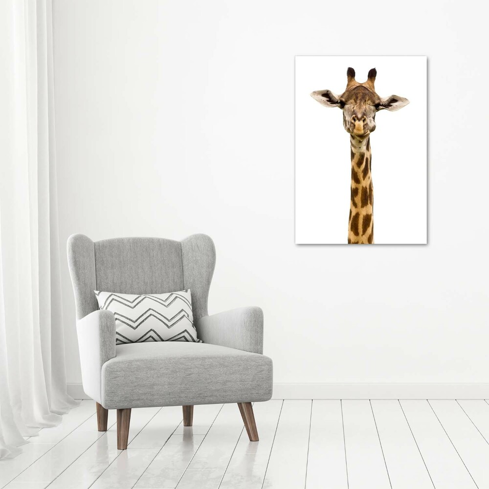 Photo printed on glass Giraffe