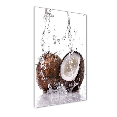 Glass wall art Coconut