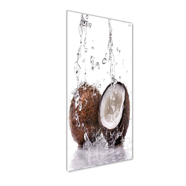 Glass wall art Coconut