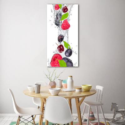 Print on a a glass Forest fruits