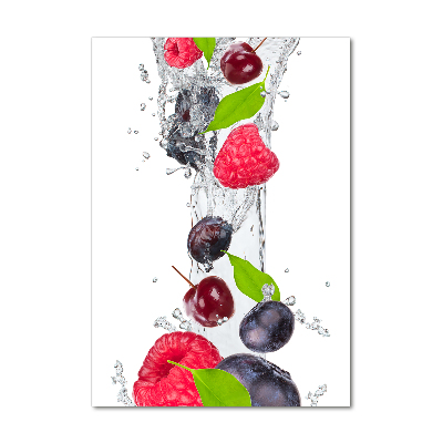 Print on a a glass Forest fruits