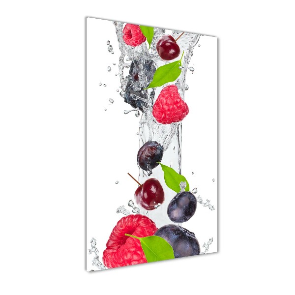 Print on a a glass Forest fruits