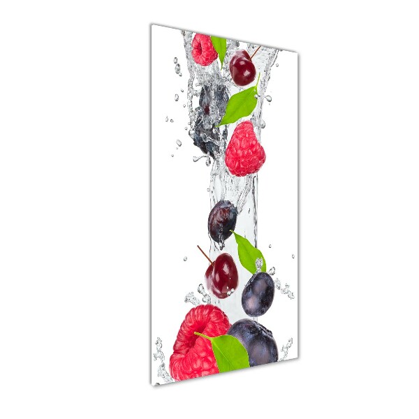 Print on a a glass Forest fruits