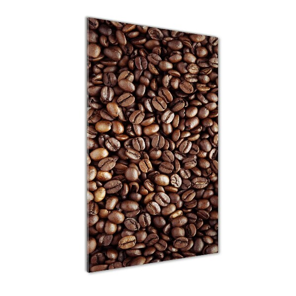 Print on a a glass Coffee beans