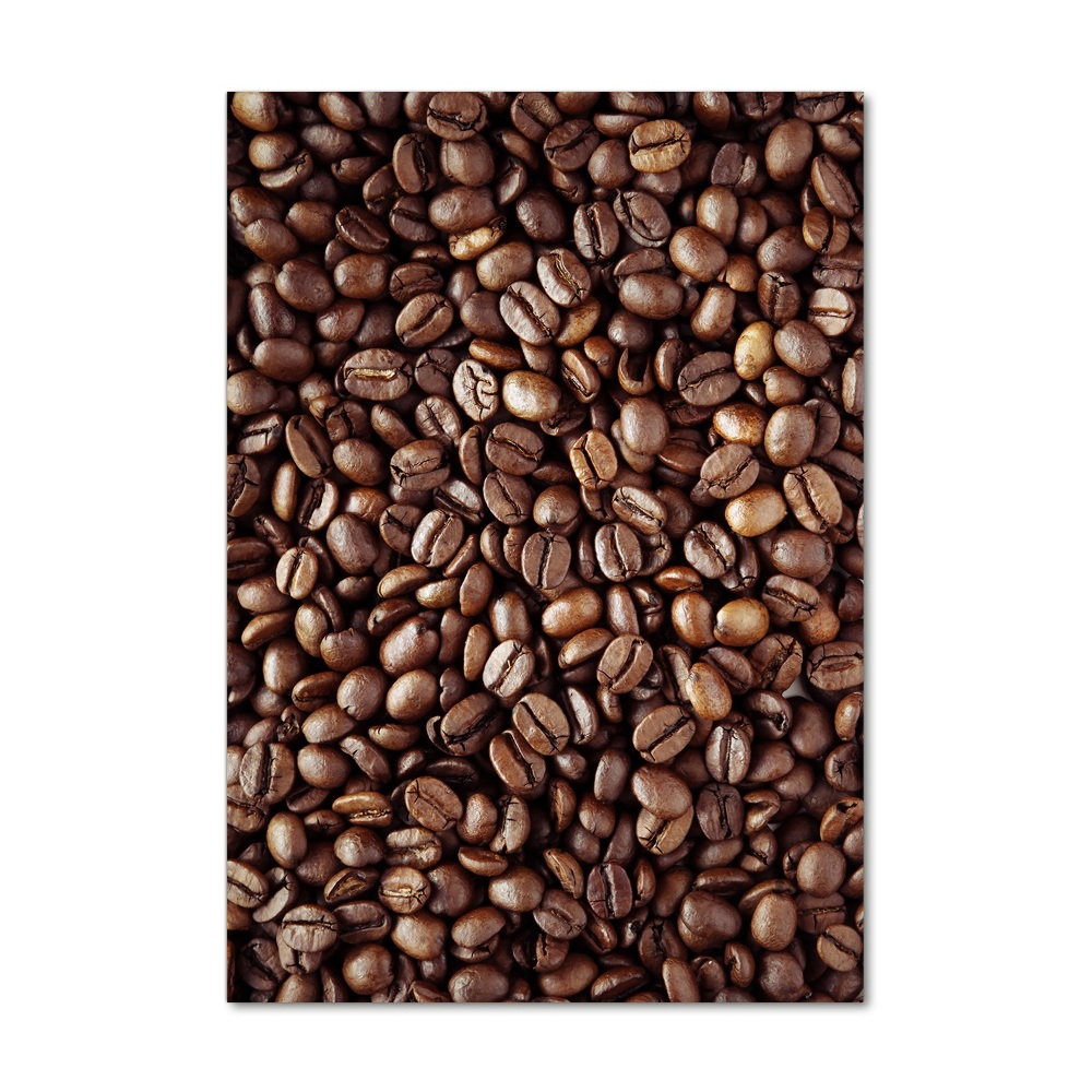 Print on a a glass Coffee beans