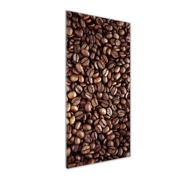 Print on a a glass Coffee beans