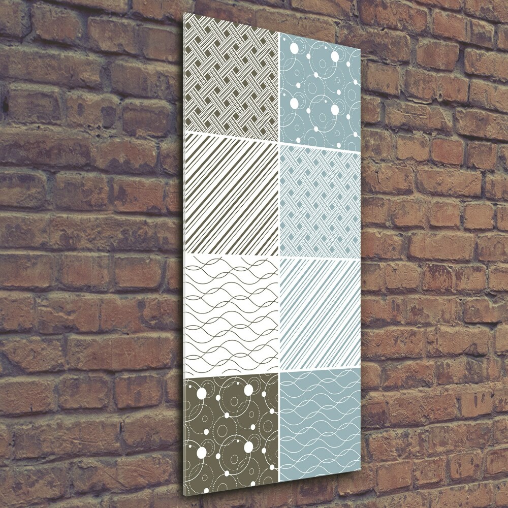 Print on a a glass Geometric patterns