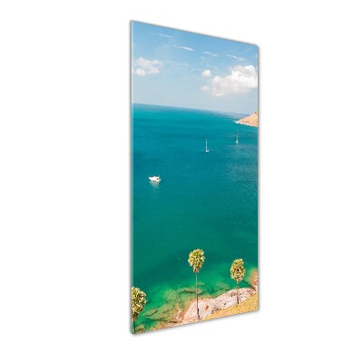 Glass wall art Thailand yachts